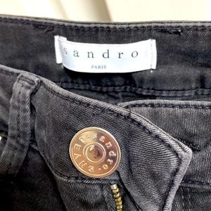 Sandro jeans black /grey